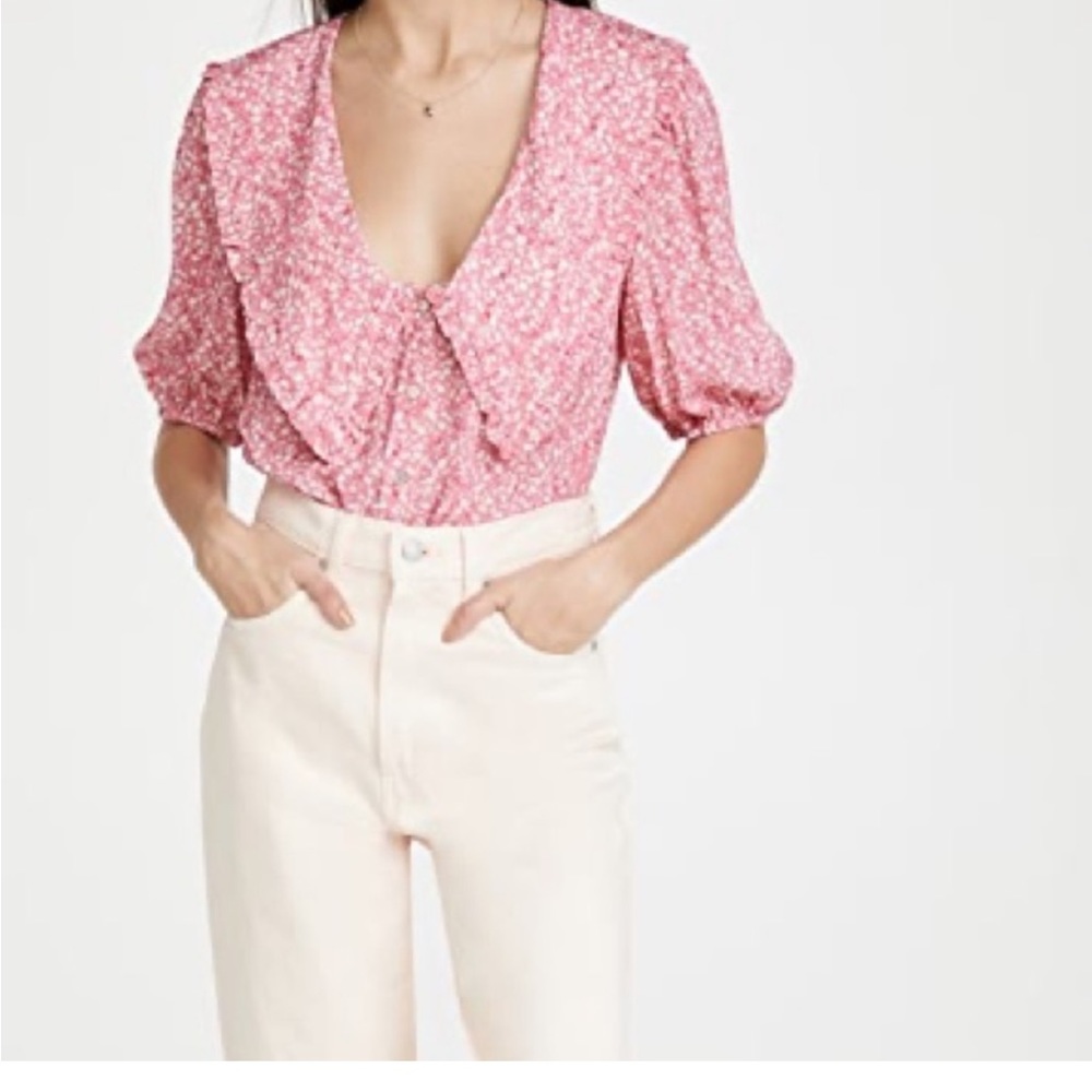 Wayf floral blouse